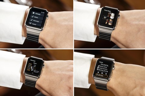 How the Bentley Apple Watch app works