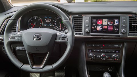 Very Golf-alike inside the Seat Ateca's cabin