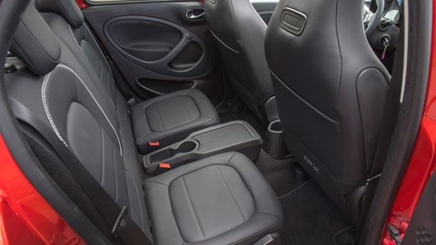 A pair of rear seats lend ForFour extra practicality 
