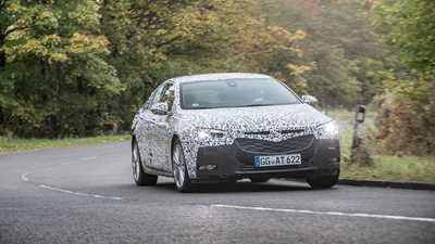 The new 2017 Vauxhall Insignia prototype driven