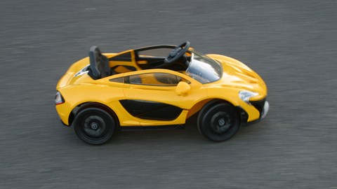 Look no hands! The McLaren P1 can be operated by remote control too