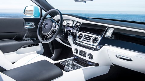 The cockpit: hints of BMW-kind, but still a stunning cabin