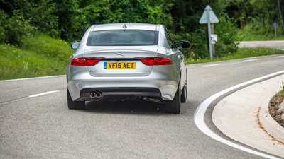 The  Jaguar XF 2.0d: hardly a poor man's choice