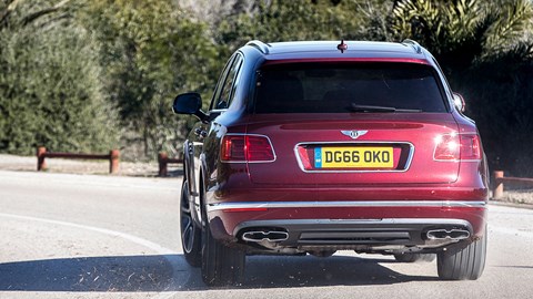 No D for diesel badging on rear of Bentayga