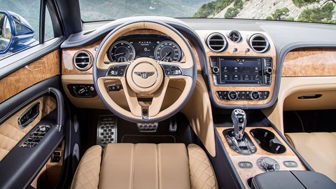 The interior of the Bentley Bentayga Diesel