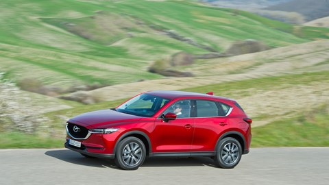 Slimline headlamps mark out the new Mazda CX-5