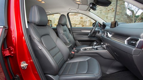 Mazda CX-5 front seats: comfortable