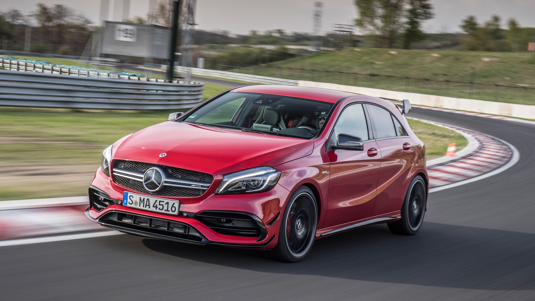 Mercedes-AMG A45 front cornering