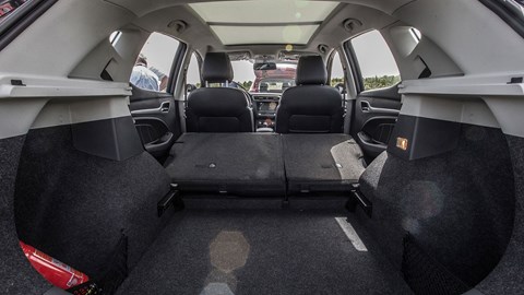 Seats down, the MG ZS has a towering 1160 litres of bootspace