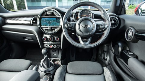 Cabin of 2017 Mini Cooper S Works 210