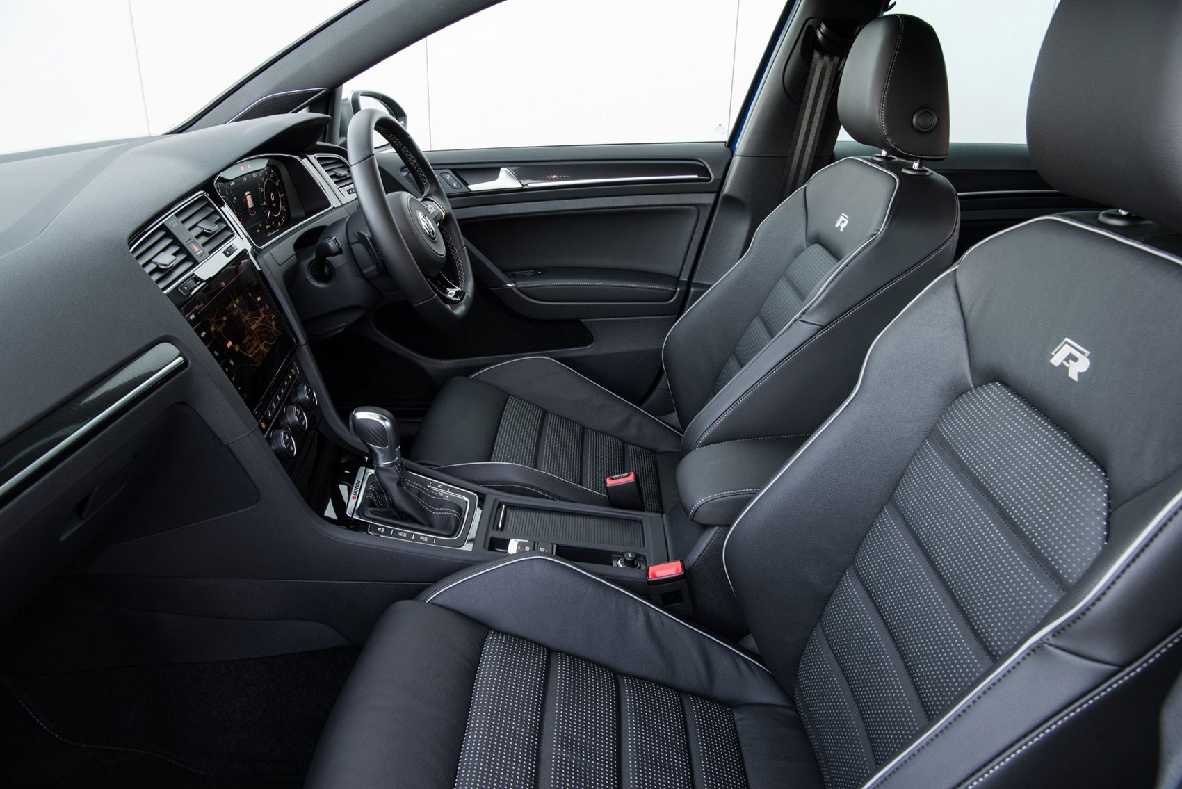 VW Golf R interior: pure class