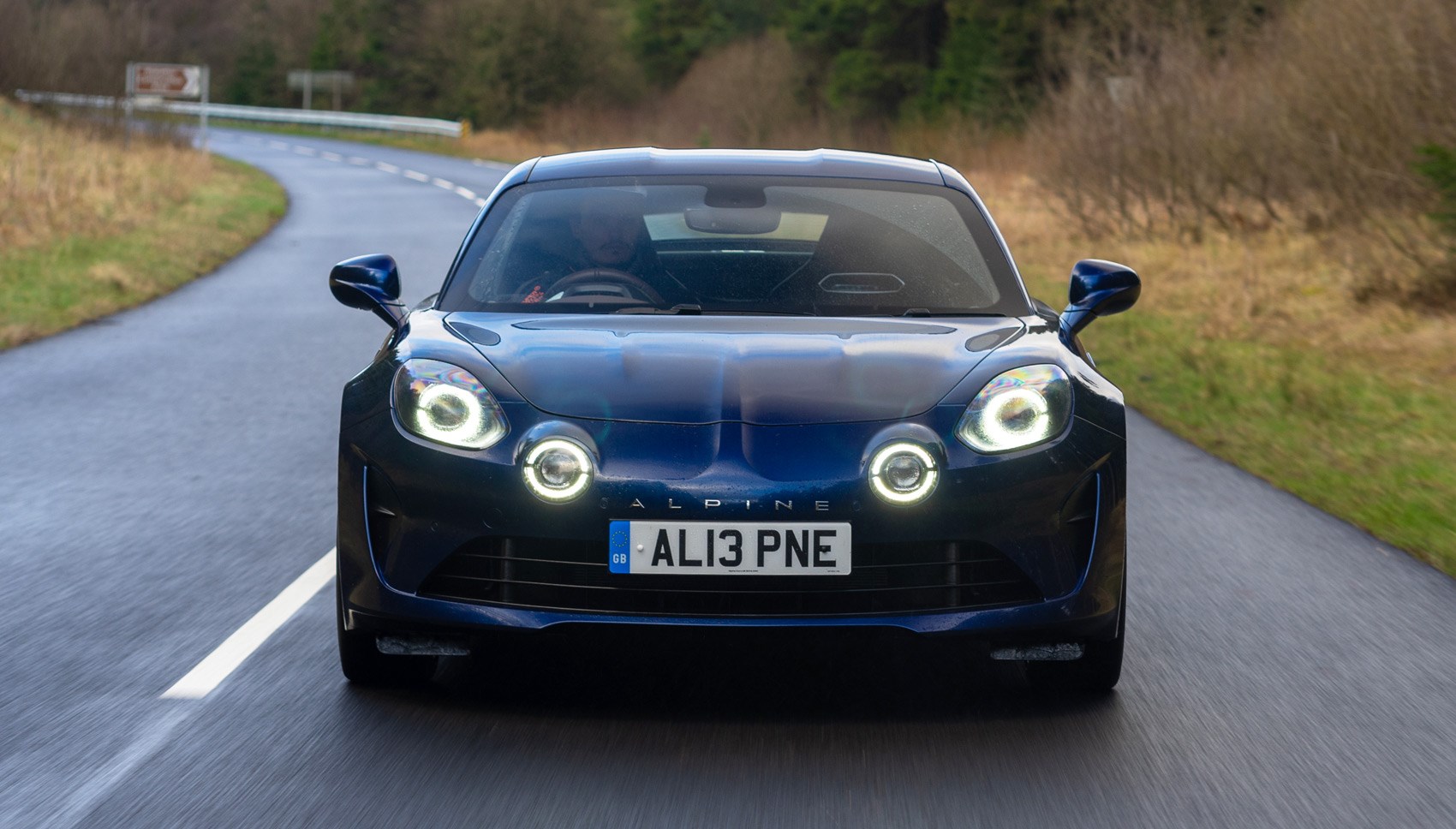 Alpine A110 front tracking