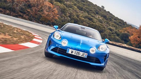 Front end styling is particularly reminiscent of old Alpine A110