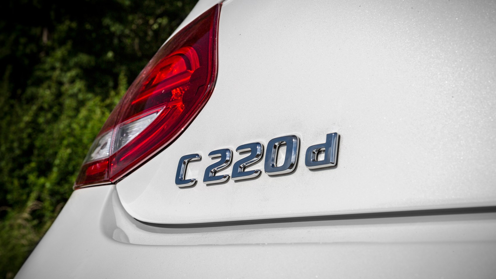 Mercedes C220d Cabrio badge