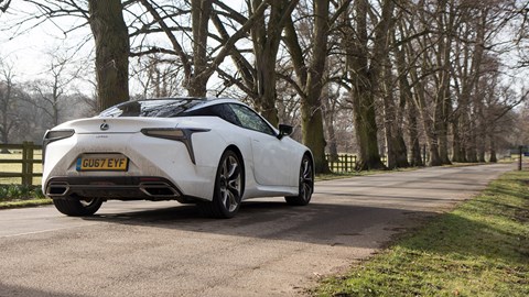 We tested the Lexus LC 500 V8, costing £76,595