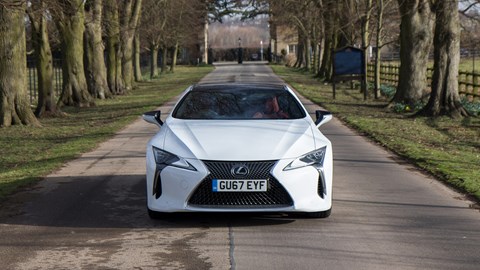 That spindle grille... the Lexus LC has a striking face