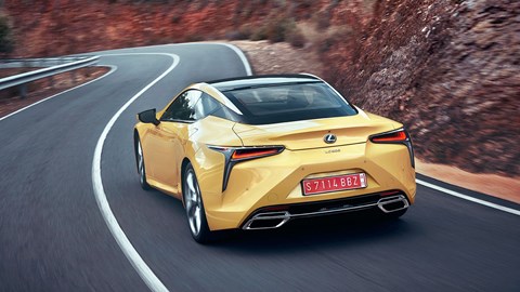 Distinctive styling: the Lexus LC 500 V8