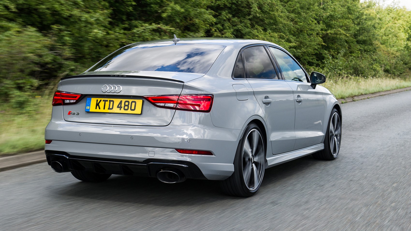 Audi RS3 Saloon rear tracking