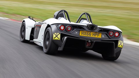 Aero channels under the car create tangible downforce