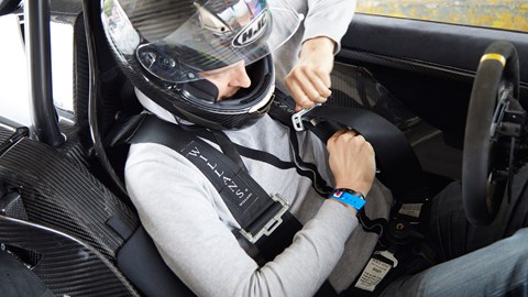 Four-point harnesses need doing up tightly before every run