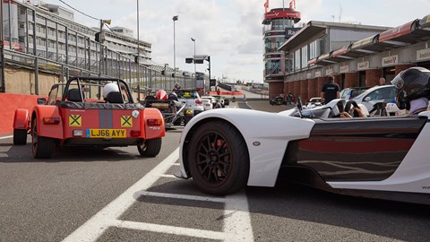 We tested the RP1 on track at Brands Hatch and on the road across the UK. M25 wasn't fun, Welsh B-roads were