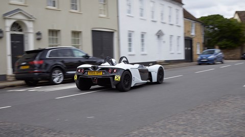 If you're wondering what the yellow stickers onto the rear are, they're novice crosses from an earlier track day