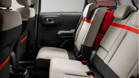 Sliding rear seats: shuffle back and forth to optimise bootspace/legroom combo
