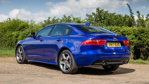 We tested the Jaguar XE R-Sport 25d AWD (petrol model photographed)