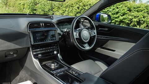 Interior of Jaguar XE lifted by new, clearer digital screens of upgraded infotainment
