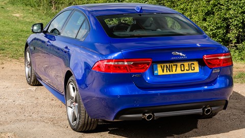 Not much changed in this model year refresh: stylistically the Jag XE looks the same