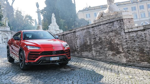 Lamborghini Urus driven in the UK