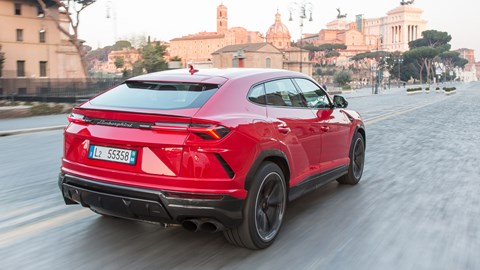 Lamborghini Urus driven in the UK