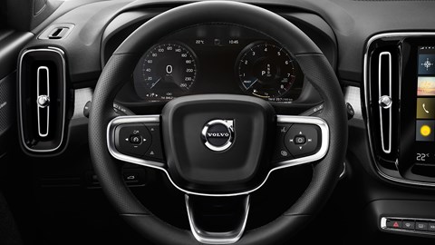 Volvo XC40 2018 cabin: familiar tropes
