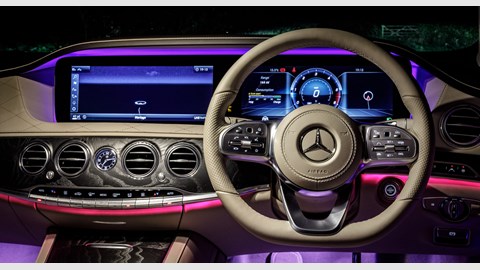Mercedes S350d interior