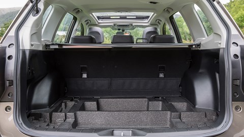 Subaru Forester boot: a good size at 505 litres with the seats up, 1573 with them down