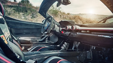 LaFerrari interior: everything - absolutely everything - in here means business