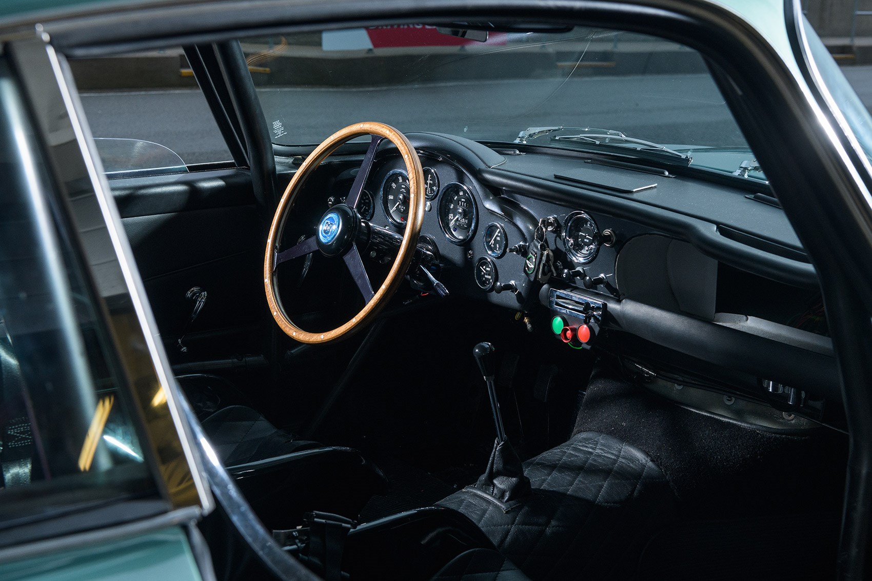 Inside the Aston Martin DB4 GT Continuation cabin