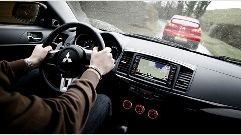 Mitsubishi Lancer Evo X interior