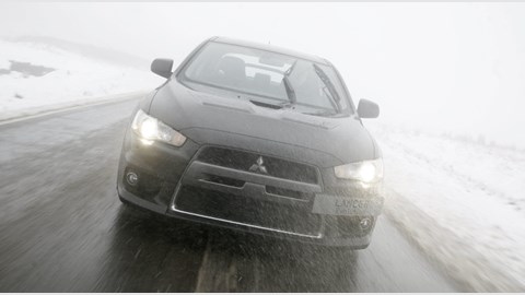 Mitsubishi Lancer Evo X front