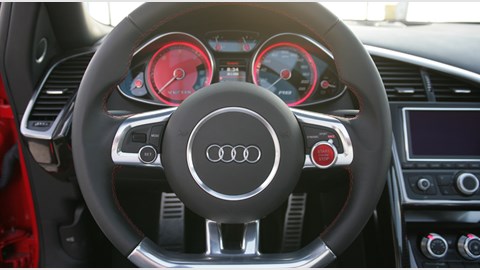 Audi R8 V12 TDI interior
