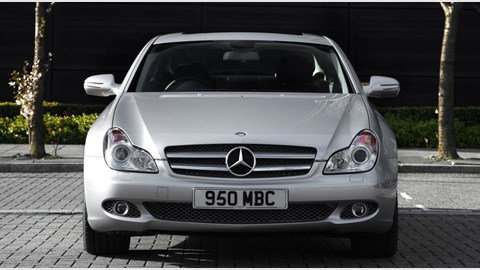 Mercedes CLS320 CDI: front shot
