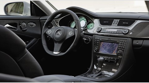 Mercedes CLS320 CDI: interior shot