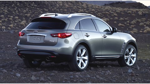 Infiniti FX50S driven: rear three-quarter photo