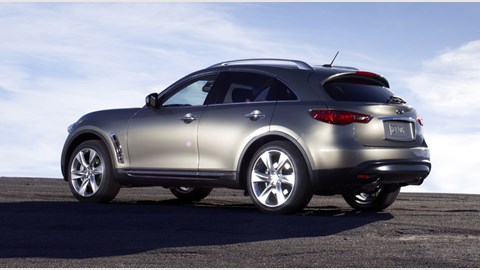 Infiniti FX50S driven: rear three-quarter photo