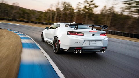 Carbon wing adds nothing but adds huge downforce to Camaro ZL1 1LE