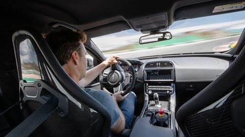 Ben Barry drives the new Jaguar XE Project 8 for CAR magazine