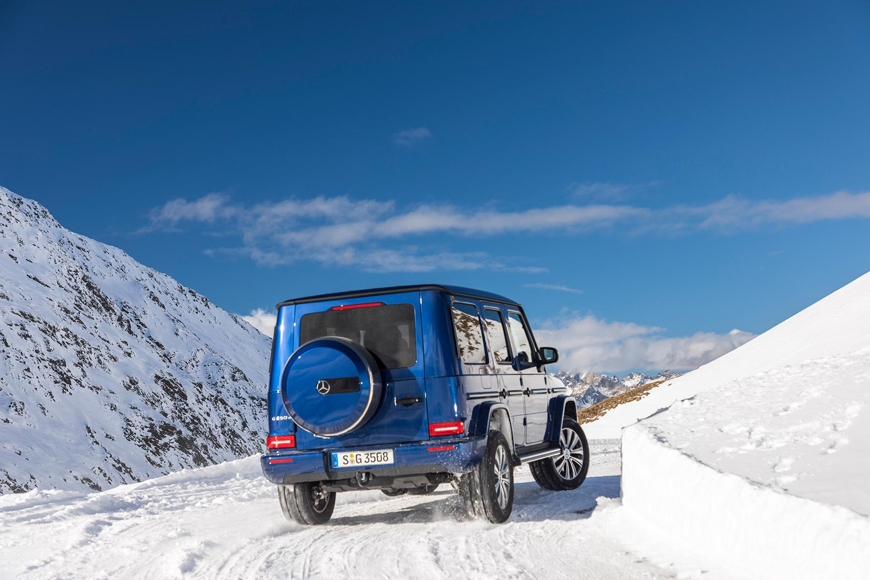 Mercedes-Benz G-Class in the snow