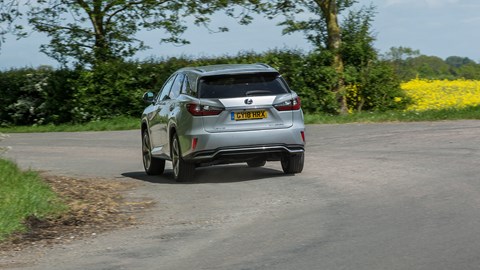 Rear wiper has been repositioned from top of back window to bottom - to free up more third-row headroom