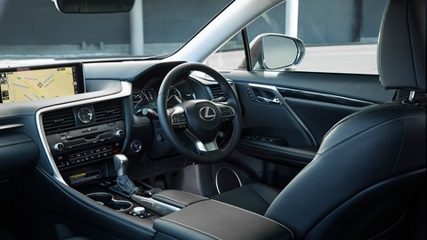 Lexus RX 450hL interior: high quality, but woeful infotainment system