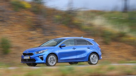 The Kia Ceed's steering is really, really sharp